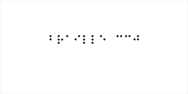 Braille CC0 Logo