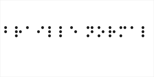 Braille Normal Logo