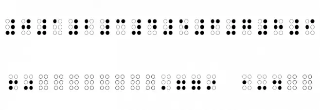 Braille Outline フォント その他の文字