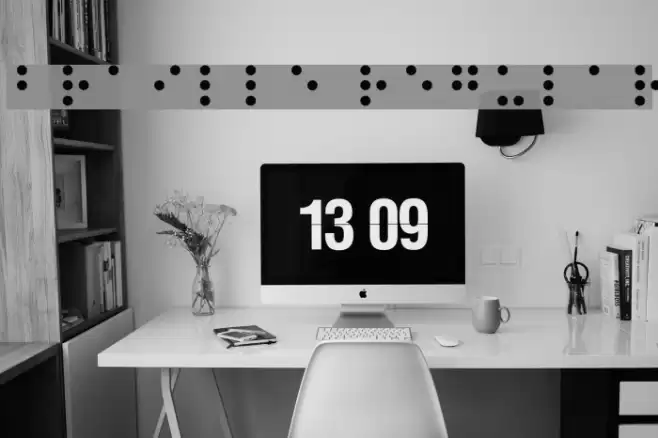 Braille Regular Font examples