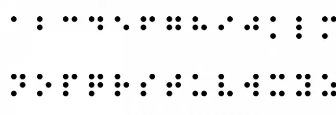 Braille Regular Caratteri MINUSCOLO
