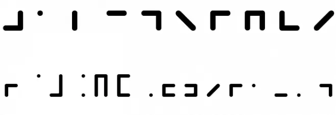 Braille-line Font OTHER CHARS