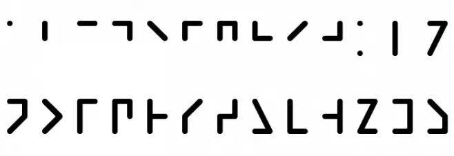 Braille-line Caratteri MAIUSCOLE