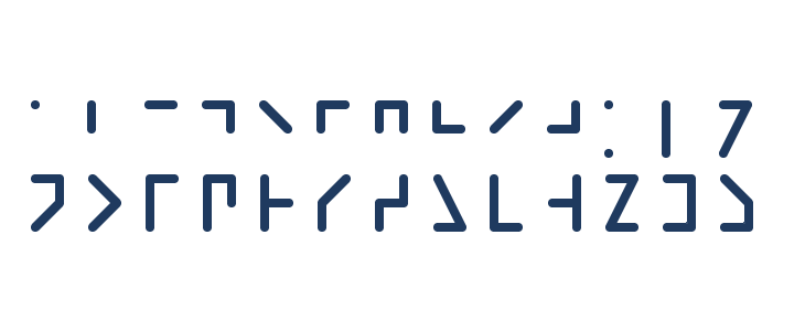 Braille-line Lowercase