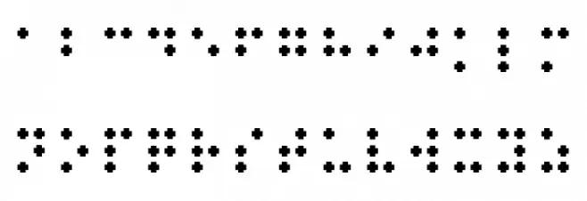 Braille pixel hc フォント 大文字