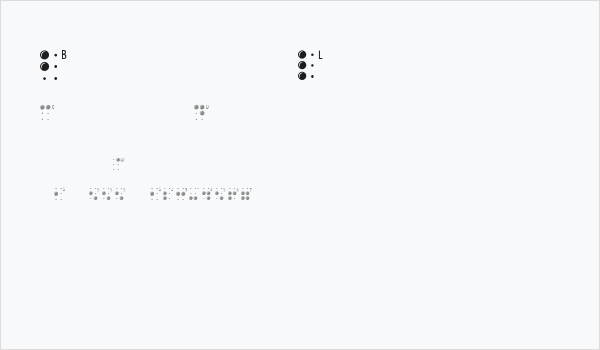 BrailleLatin Business Card