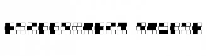 Braille_grid Regular  Descarca Fonturi Gratis