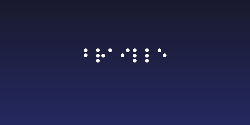 Braille Social Header