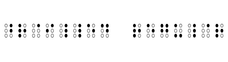 Brailled Regular  Free Fonts Download