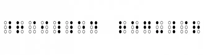 Brailled Regular  Free Fonts Download