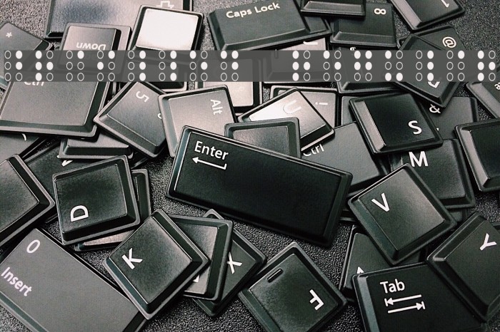 Brailled Regular Font examples