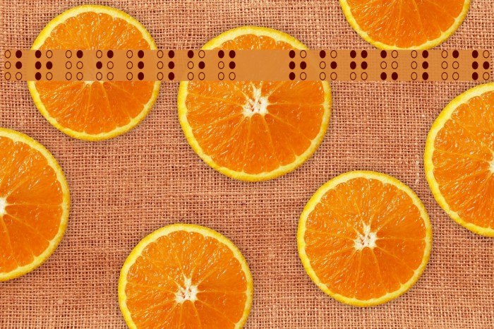 Brailled Regular Font examples
