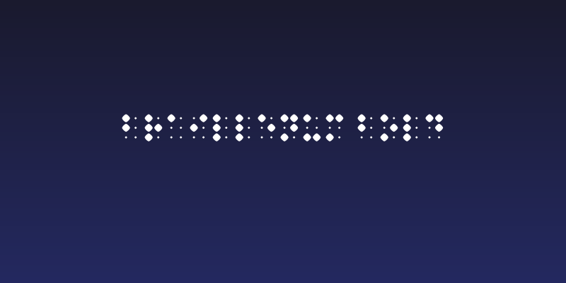 Braillenum Bold Social Header