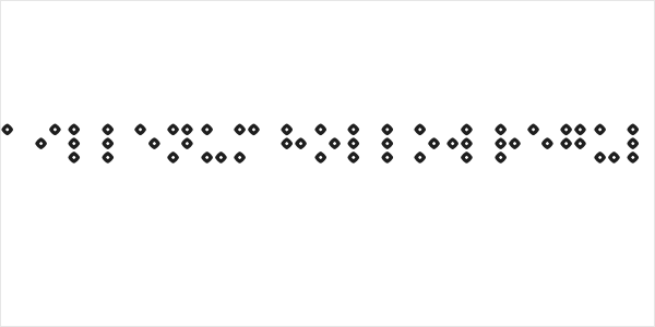 Braillenum Hollow Regular Logo