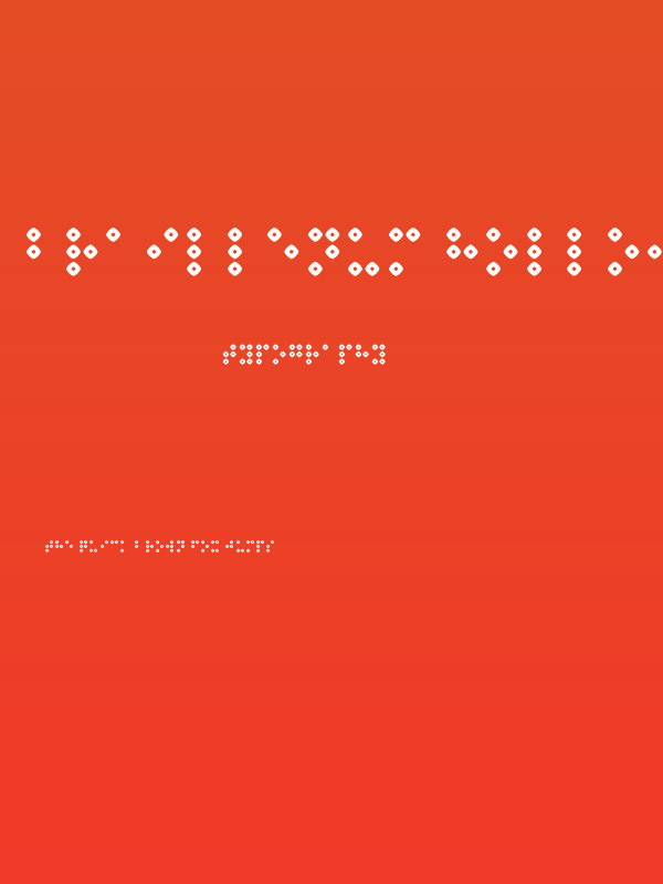 Braillenum Hollow Regular Poster