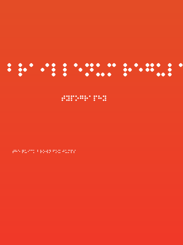 Braillenum Regular Poster