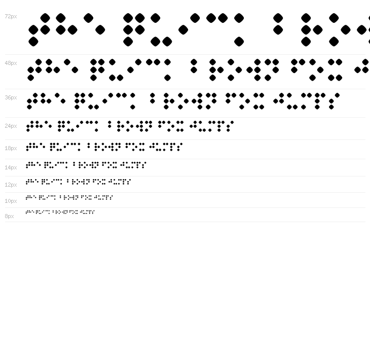 Braillenum Regular Waterfall
