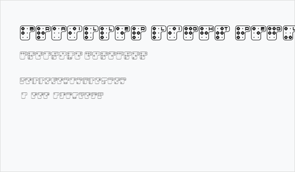 Brailler Light Regular Business Card