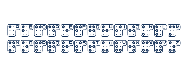 Brailler Light Regular Lowercase