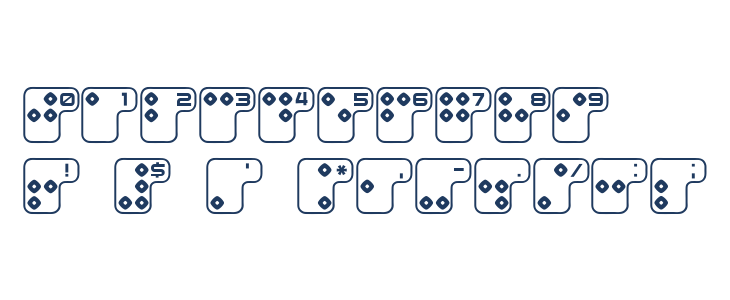 Brailler V1 Light Regular Other Characters