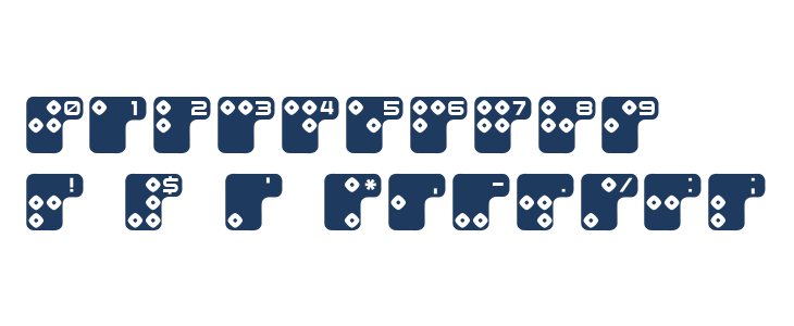 Brailler V1 Regular Other Characters