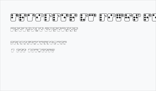 Brailler V3 Light Regular Business Card