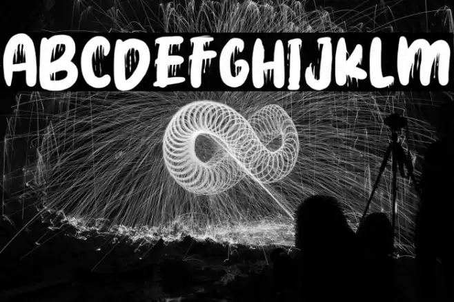 Brain Blood Font examples