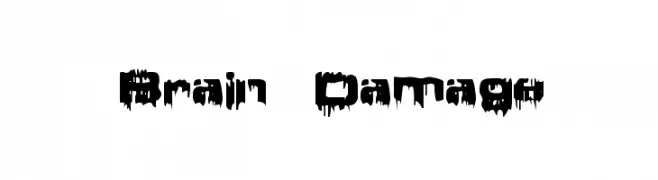 Brain Damage  免费字体下载
