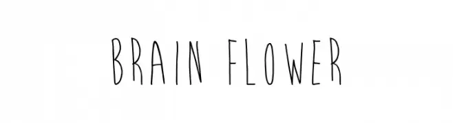 Brain Flower  baixar fontes gratis