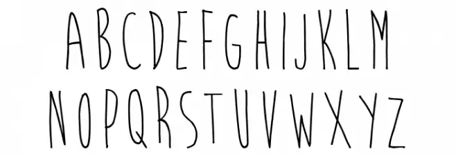 Brain Flower Schriftart Groß