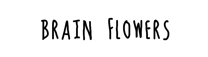 Brain Flowers  Descarca Fonturi Gratis