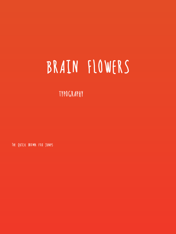 Brain Flowers Poster