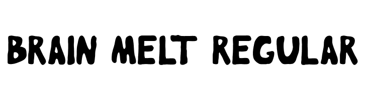 Brain Melt regular  Descarca Fonturi Gratis