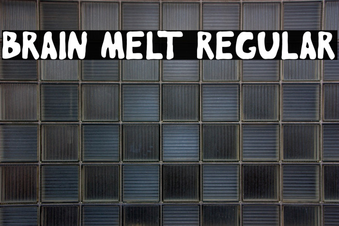 Brain Melt regular Example 1