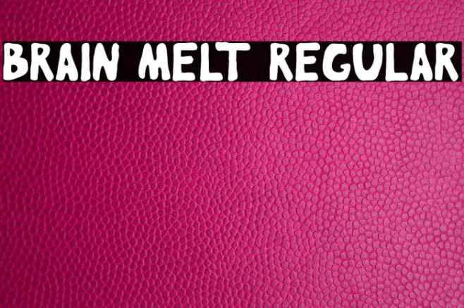 Brain Melt regular Example 3
