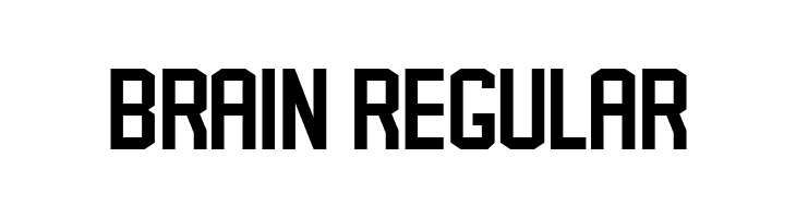 Brain Regular  Frei Schriftart Herunterladen