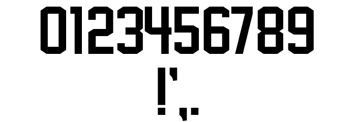 Brain Regular Font OTHER CHARS