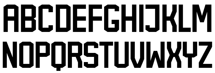 Brain Regular Font LOWERCASE