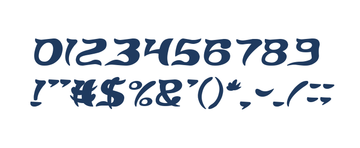 Brain Storm Bold Italic Other Characters