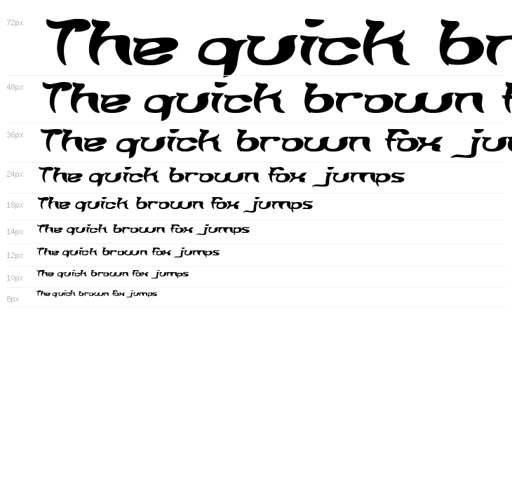 Brain Storm Bold Italic Waterfall