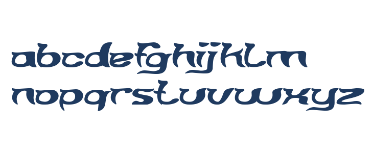 Brain Storm Bold Italic Lowercase