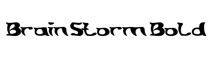 Brain Storm Bold  لخطوط تنزيل