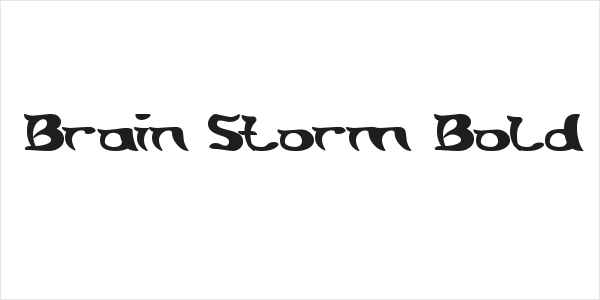 Brain Storm Bold Logo
