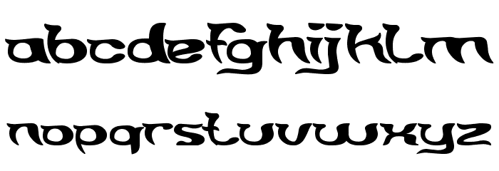 Brain Storm Bold Font LOWERCASE