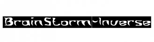 Brain Storm-Inverse  Frei Schriftart Herunterladen