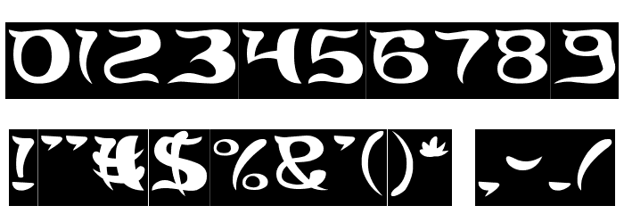 Brain Storm-Inverse Font OTHER CHARS