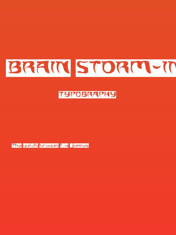 Brain Storm-Inverse Poster