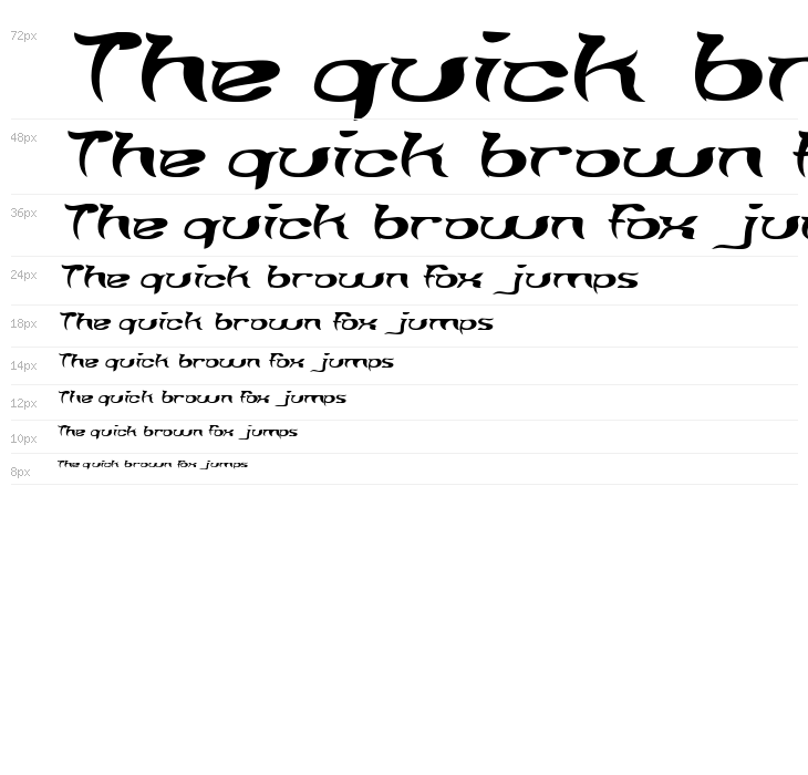 Brain Storm Italic Waterfall