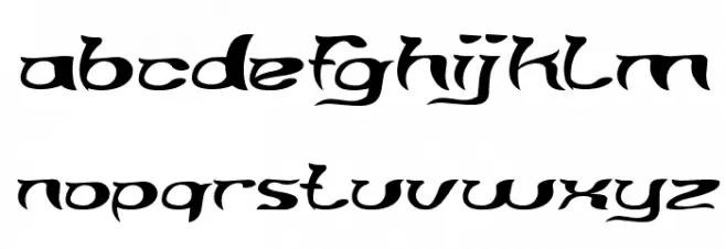 Brain Storm Italic フォント 小文字