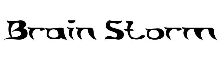 Brain Storm  baixar fontes gratis